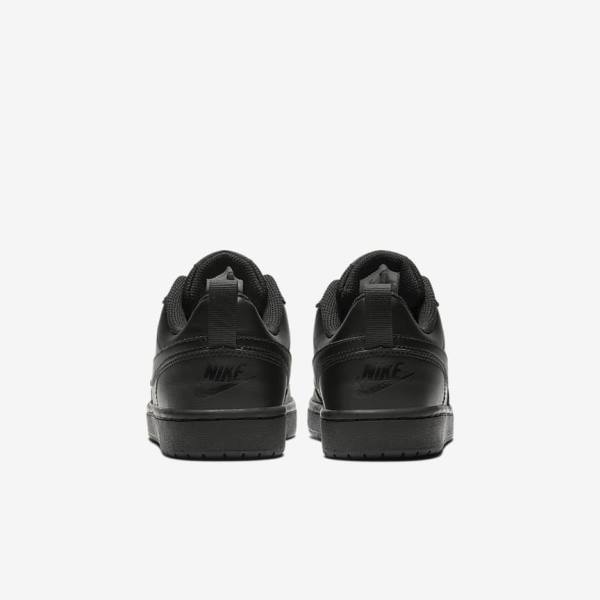 Dětské Tenisky Nike Court Borough Low 2 Older Černé | NK925CFJ