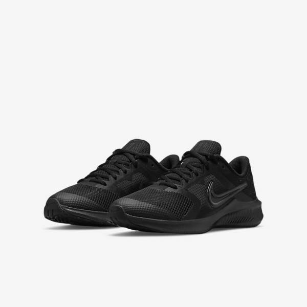 Dětské Tenisky Nike Downshifter 11 Older Silniční Černé Tmavě Šedé | NK618SGH