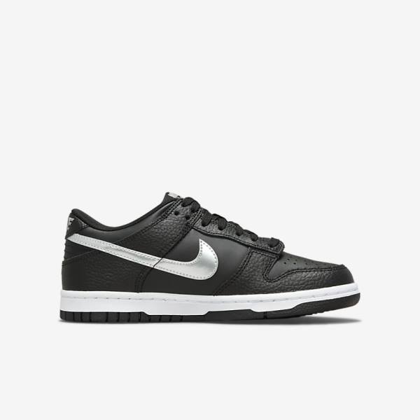 Dětské Tenisky Nike Dunk Low Older Černé Šedé Bílé | NK810LVA