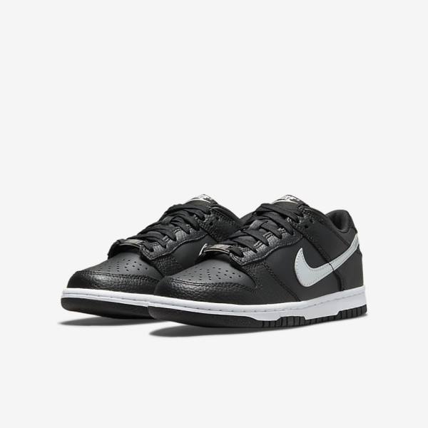 Dětské Tenisky Nike Dunk Low Older Černé Šedé Bílé | NK810LVA