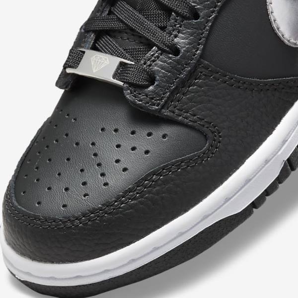 Dětské Tenisky Nike Dunk Low Older Černé Šedé Bílé | NK810LVA