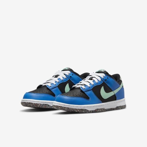 Dětské Tenisky Nike Dunk Low SE Older Černé Světle Blankyt Růžové Mátově Zelená | NK731EIR