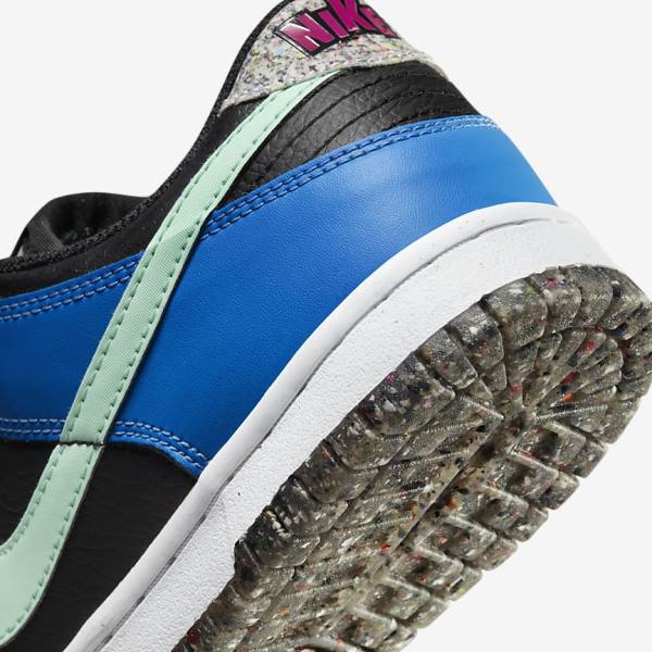 Dětské Tenisky Nike Dunk Low SE Older Černé Světle Blankyt Růžové Mátově Zelená | NK731EIR