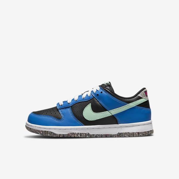 Dětské Tenisky Nike Dunk Low SE Older Černé Světle Blankyt Růžové Mátově Zelená | NK731EIR