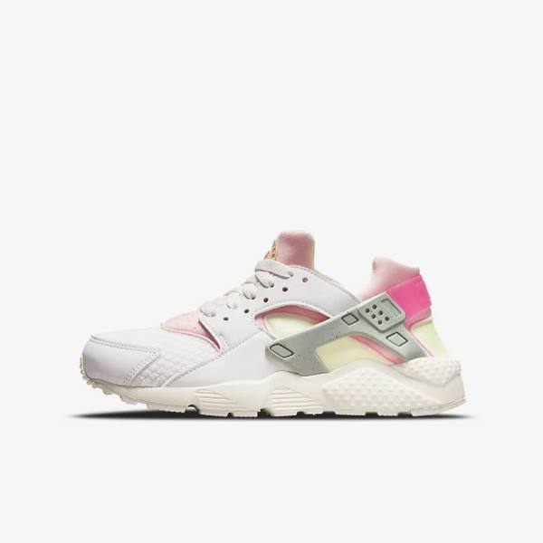 Dětské Tenisky Nike Huarache Run Older Bílé | NK182LUT