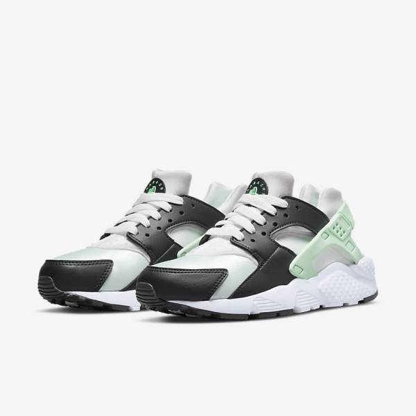 Dětské Tenisky Nike Huarache Run Older Bílé Mátově Zelená | NK532LBC