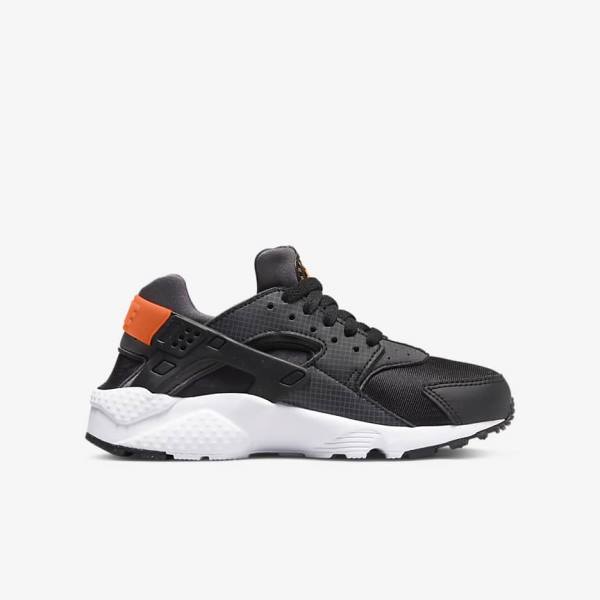 Dětské Tenisky Nike Huarache Run Older Černé Oranžové Šedé Bílé | NK287JVZ