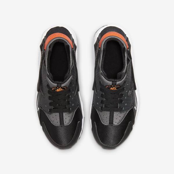 Dětské Tenisky Nike Huarache Run Older Černé Oranžové Šedé Bílé | NK287JVZ