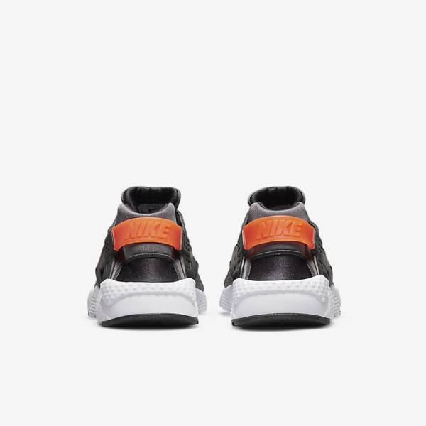 Dětské Tenisky Nike Huarache Run Older Černé Oranžové Šedé Bílé | NK287JVZ