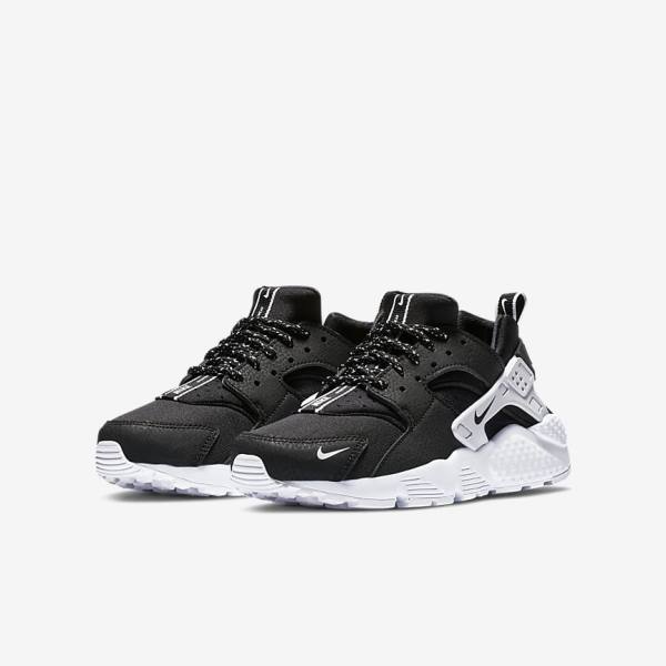 Dětské Tenisky Nike Huarache SE Older Černé Bílé | NK037XFB