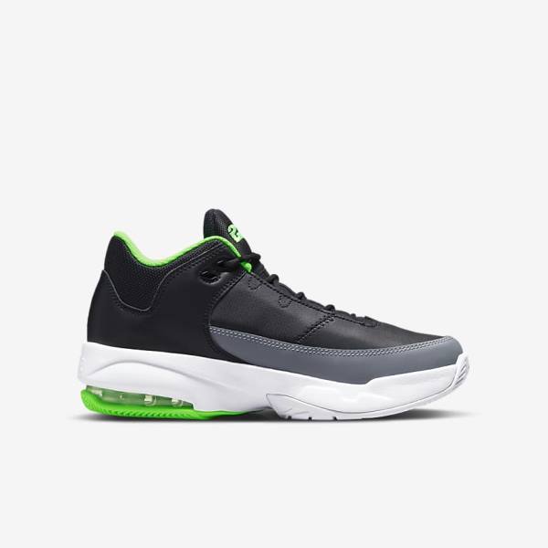 Dětské Tenisky Nike Jordan Max Aura 3 Older Černé Šedé Bílé Zelene | NK021AVS