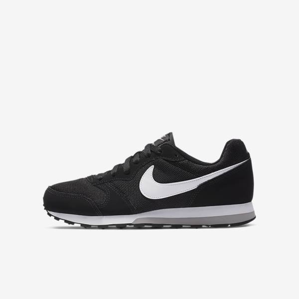 Dětské Tenisky Nike MD Runner 2 Older Černé Šedé Bílé | NK096FGM