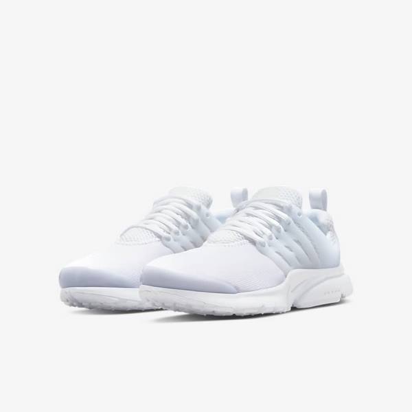 Dětské Tenisky Nike Presto Older Bílé Platina Bílé | NK173FVC