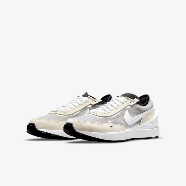 Dětské Tenisky Nike Waffle One Older Bílé Černé Oranžové | NK604SUE