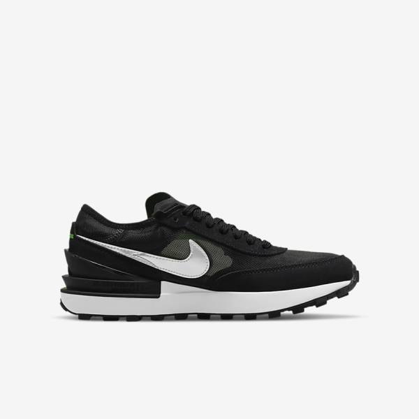 Dětské Tenisky Nike Waffle One Older Tmavě Šedé Černé Zelene | NK874UNY