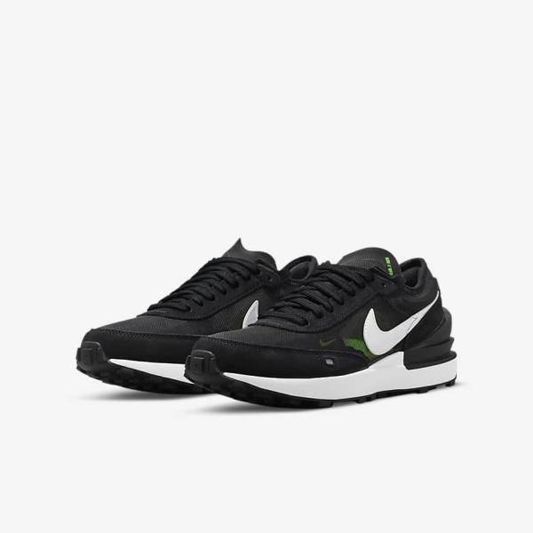 Dětské Tenisky Nike Waffle One Older Tmavě Šedé Černé Zelene | NK874UNY