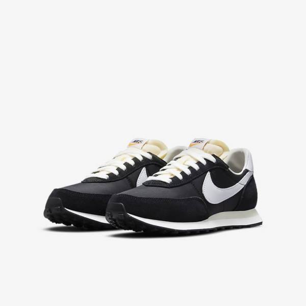 Dětské Tenisky Nike Waffle Trainer 2 Older Černé Oranžové Bílé | NK406XOA