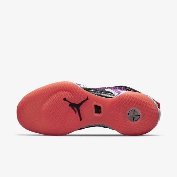 Pánské Basketbalové Boty Nike Air Jordan XXXVI First Light Černé Bílé Světle Mango Fialové | NK936RXV