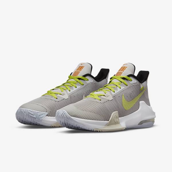 Pánské Basketbalové Boty Nike Air Max Impact 3 Šedé Zelene | NK346WFP