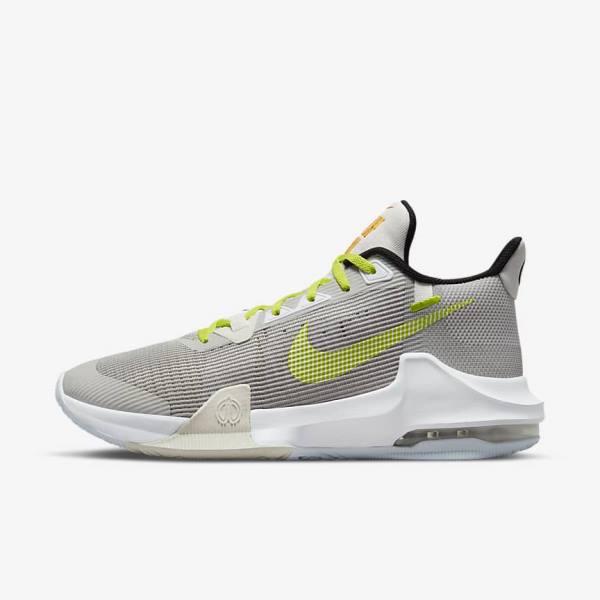 Pánské Basketbalové Boty Nike Air Max Impact 3 Šedé Zelene | NK346WFP