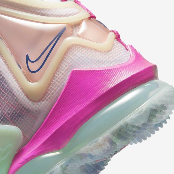 Pánské Basketbalové Boty Nike LeBron 19 Blankyt Světle Zelene Bílé Vínové | NK241BIZ