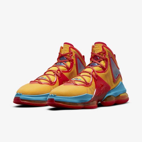 Pánské Basketbalové Boty Nike LeBron 19 Bílé Blankyt | NK872MXJ