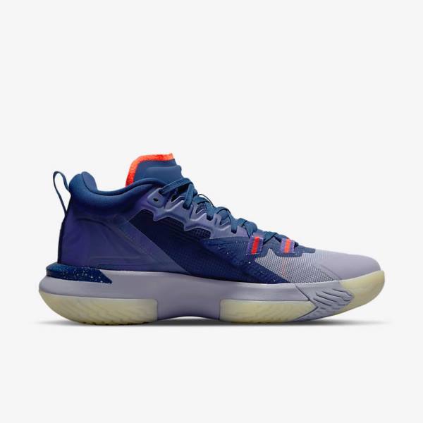 Pánské Basketbalové Boty Nike Zion 1 ZNA Blankyt Fialové Indigo Světle Červené | NK532LZT