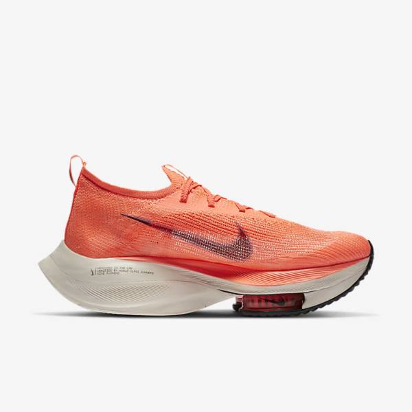 Pánské Běžecké Boty Nike Air Zoom Alphafly NEXT% Flyknit Silniční Závodní Fialové Červené Černé Černé | NK352HGC