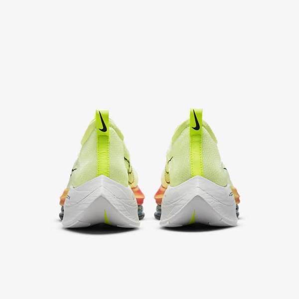 Pánské Běžecké Boty Nike Air Zoom Alphafly NEXT% Flyknit Silniční Závodní Světle Mango Metal Červené Hnědé Černé | NK514PNW