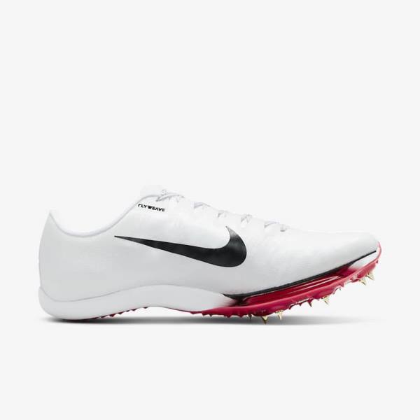 Pánské Běžecké Boty Nike Air Zoom Maxfly More Uptempo Athletics Sprinting Spikes Bílé Červené Černé | NK687THZ