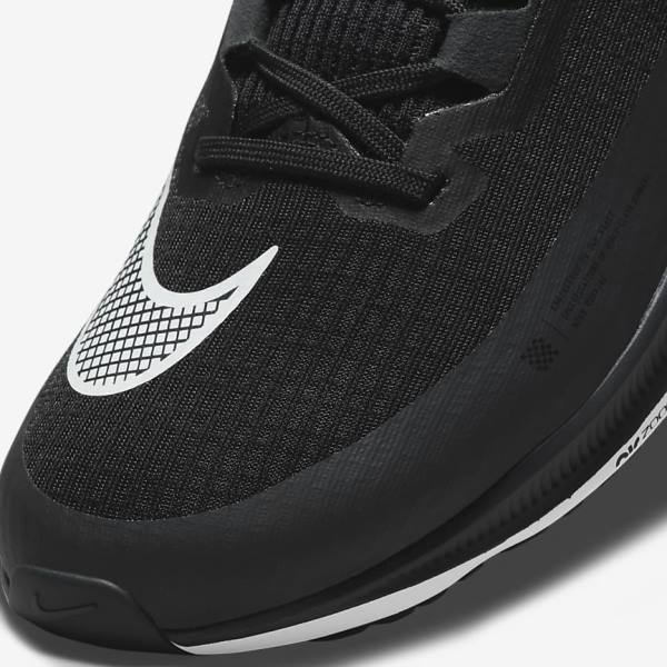 Pánské Běžecké Boty Nike Air Zoom Rival Fly 3 Silniční Závodní Černé Tmavě Šedé Bílé | NK876VOH