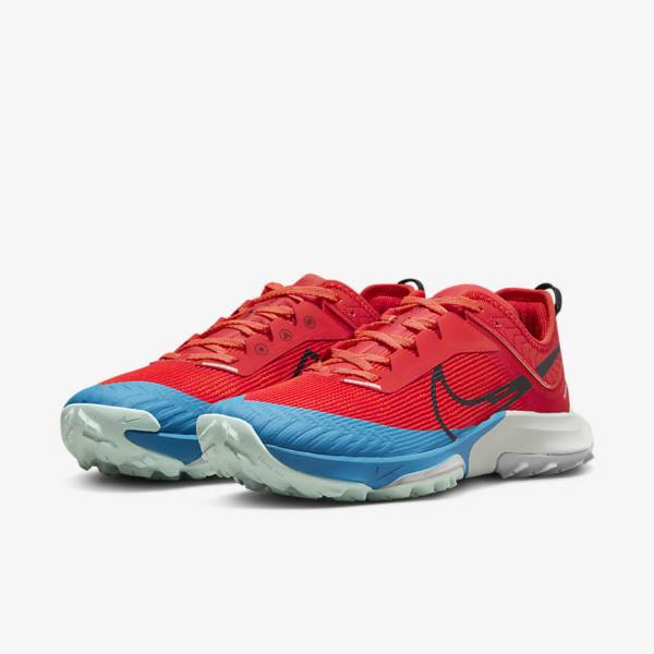 Pánské Běžecké Boty Nike Air Zoom Terra Kiger 8 Trailové Červené Oranžové Blankyt Černé | NK127FAN