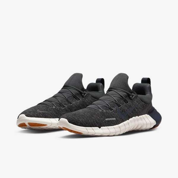 Pánské Běžecké Boty Nike Free Run 5.0 Silniční Tmavě Šedé Blankyt | NK980NEW