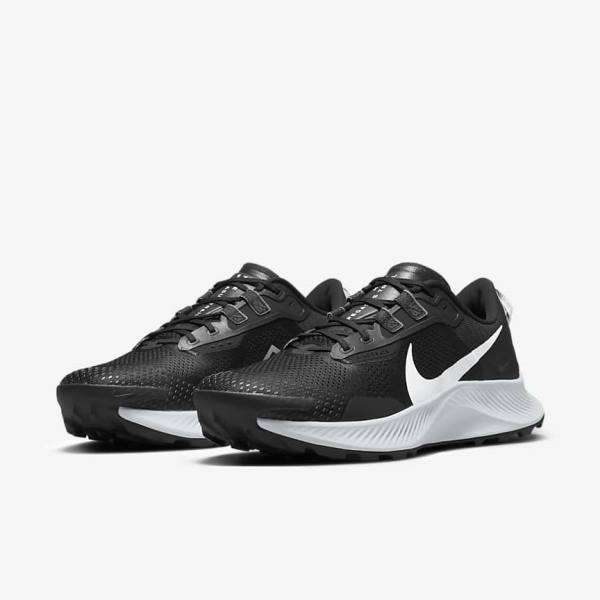 Pánské Běžecké Boty Nike Pegasus Trailové 3 Trailové Černé Tmavě Šedé Platina | NK480BTZ