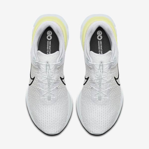 Pánské Běžecké Boty Nike React Infinity Run 3 By You Custom Silniční Bílé | NK327RWF