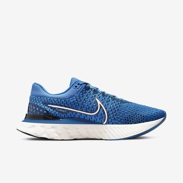 Pánské Běžecké Boty Nike React Infinity Run Flyknit 3 Silniční Blankyt Černé | NK547BOA