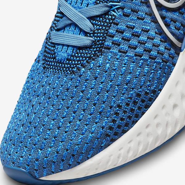 Pánské Běžecké Boty Nike React Infinity Run Flyknit 3 Silniční Blankyt Černé | NK547BOA