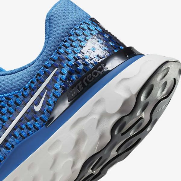 Pánské Běžecké Boty Nike React Infinity Run Flyknit 3 Silniční Blankyt Černé | NK547BOA