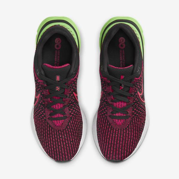 Pánské Běžecké Boty Nike React Infinity Run Flyknit 3 Silniční Černé Zelene Červené | NK659EMA