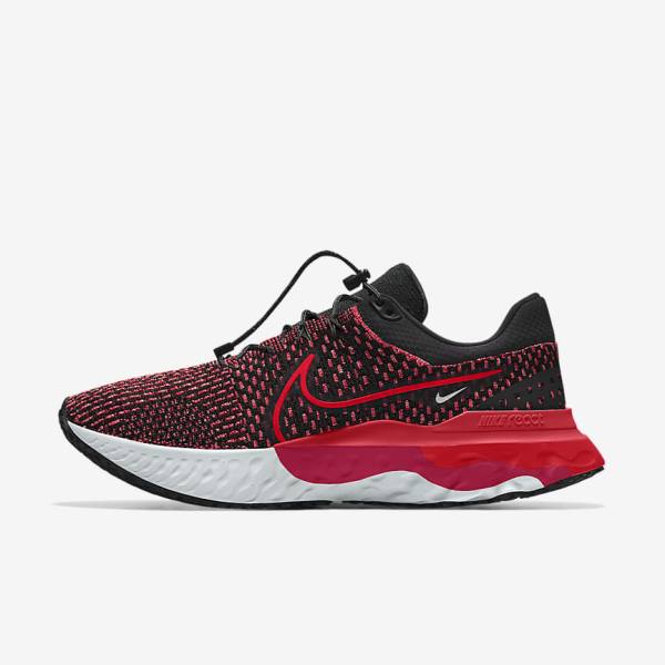 Pánské Běžecké Boty Nike React Infinity Run 3 By You Custom Silniční Černé | NK890JVQ