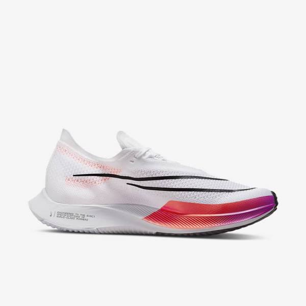 Pánské Běžecké Boty Nike ZoomX Streakfly Silniční Závodní Bílé Červené Fialové Černé | NK347YQD