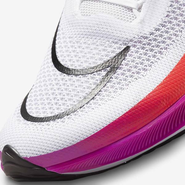 Pánské Běžecké Boty Nike ZoomX Streakfly Silniční Závodní Bílé Červené Fialové Černé | NK347YQD