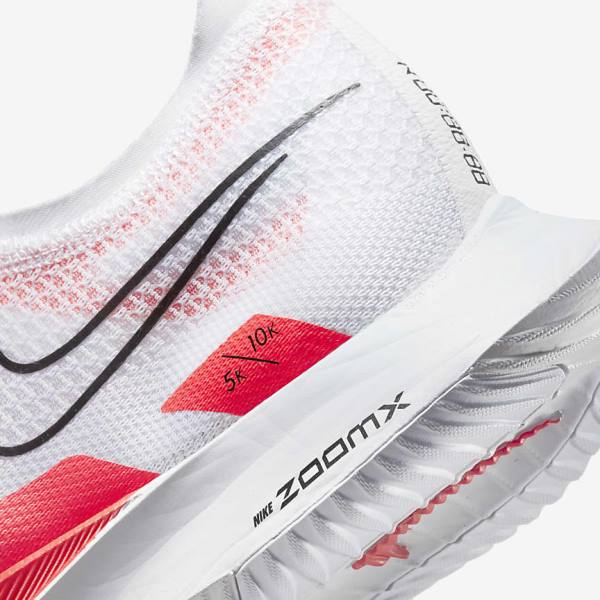 Pánské Běžecké Boty Nike ZoomX Streakfly Silniční Závodní Bílé Červené Fialové Černé | NK347YQD