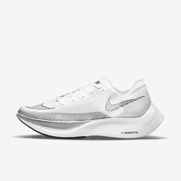 Pánské Běžecké Boty Nike ZoomX Vaporfly Next% 2 Silniční Závodní Černé Metal Zlaté Bílé | NK324JNX