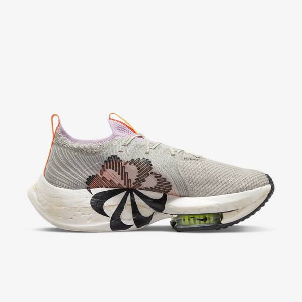 Pánské Běžecké Boty Nike Zoom Alphafly Next Nature Silniční Závodní Blankyt Šedé Světle Růžové Světle Krém Černé | NK210JEU