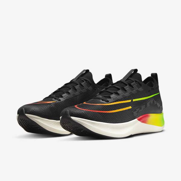 Pánské Běžecké Boty Nike Zoom Fly 4 Silniční Oranžové Černé | NK873LNE