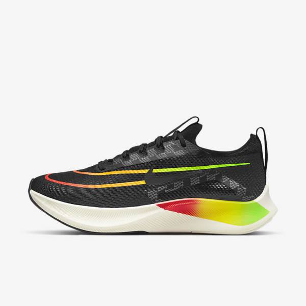 Pánské Běžecké Boty Nike Zoom Fly 4 Silniční Oranžové Černé | NK873LNE