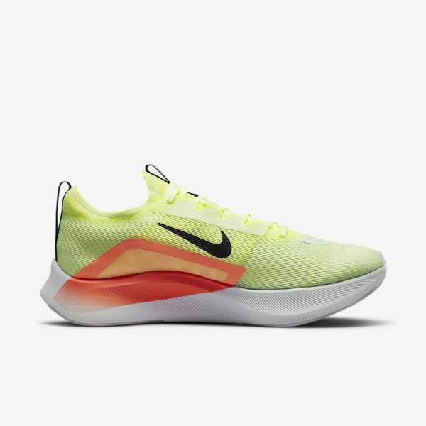 Pánské Běžecké Boty Nike Zoom Fly 4 Silniční Černé Tmavě Šedé Blankyt Bílé | NK902PZG