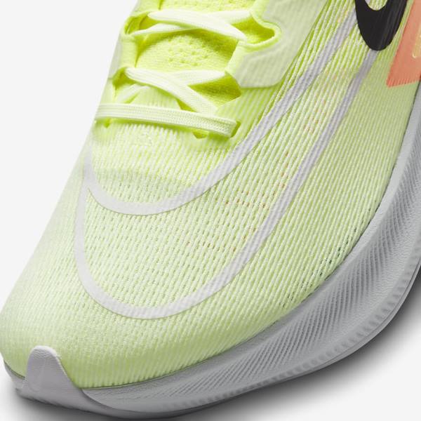 Pánské Běžecké Boty Nike Zoom Fly 4 Silniční Černé Tmavě Šedé Blankyt Bílé | NK902PZG