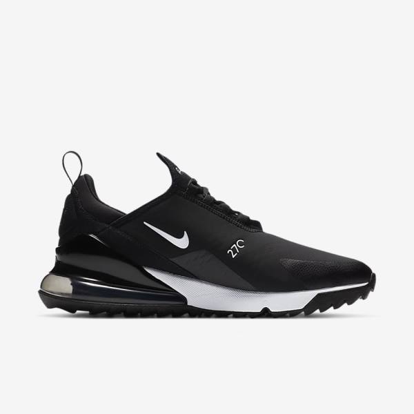 Pánské Golfové Boty Nike Air Max 270 G Černé Bílé | NK048CQH